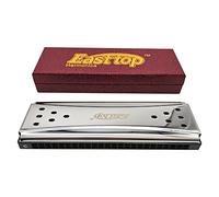 Selected Reeds 24Holes Double-sided Double-tone Harmonica, Advanced C-tone G-tone Polyphonic Harmonica for Beginners, Adults and Students with Wooden Box (24holes)