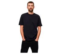 Selected Relax Colman 200 Short Sleeve T-shirt Black M Men