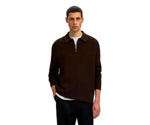 Selected Teller Relaxed Fit Half Zip Sweater