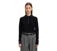 SELECTED FEMME Slfthea LS Knit Merino Collar Neck Noos, Black, XL
