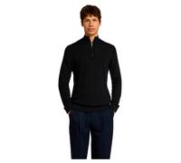 Selected Tray Half Zip Sweater Black S Men