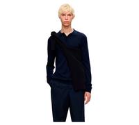 Selected Tray Long Sleeve Polo Blue XL Men