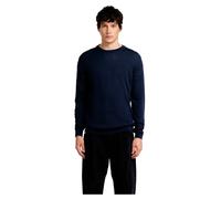 SELETED HOMME Men's Slhtray Ls Knit Merino Crew Neck Noos Pullover Sweater, Blazer Navy, L