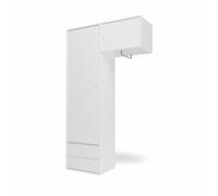 Selection Attire II Wardrobe With Hanging Rail 101-NewWhite