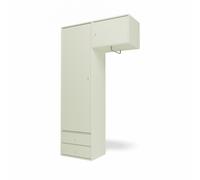 Selection Attire II Wardrobe With Hanging Rail 140-Pomelo