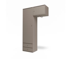 Selection Attire II Wardrobe With Hanging Rail 141-Truffle