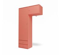 Selection Attire II Wardrobe With Hanging Rail 151-Rhubarb