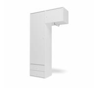 Selection Attire II Wardrobe With Hanging Rail 38-Snow
