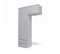 Selection Attire II Wardrobe With Hanging Rails 02-Fjord