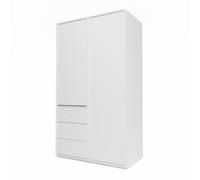Selection Attire III Wardrobe With Plinth 01-White