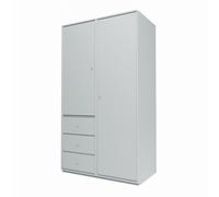 Selection Attire III Wardrobe With Plinth 156-Oyster