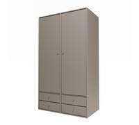 Selection Attire IIII Wardrobe With Open Door 141-Truffle