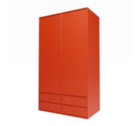 Selection Attire IIII Wardrobe With Open Door 145-Rosehip