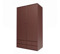 Selection Attire IIII Wardrobe With Open Door 155-Masala