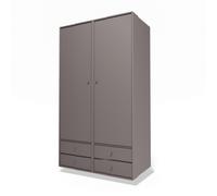 Selection Attire IIII Wardrobe With Open Door 35-Coffee