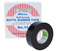 Sélection Black Self-Vulcanizing Adhesive Tape - 5 m Roll, 15 mm x 0.5 mm, Weather and Water Resistant, Ideal for Electric, Repairs Sanitary and in the Car