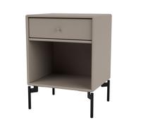 Selection DREAM Bedside Table 141-Truffle/03- Black