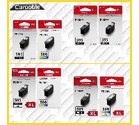 Selection of Canon 595 / 586 Black and Colour Ink Pack - Pixma TS4150i