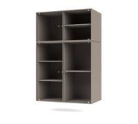 Selection RIPPLE III Display Cabinet 141-Truffle