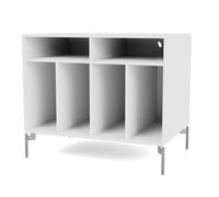 Selection SPIN I Vinyl Shelving 101-NewWhite/01- Chrome