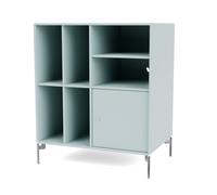 Selection SPIN II Vinyl Bookcase 148-Flint/01- Chrome