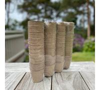 Selections 144 X 7Cm Eco Round Fibre Biodegradable And Compostable Plant Pots