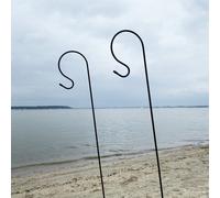 Selections Metal Shepherd's Crook Garden Hook for Bird Feeders & Lanterns (1m) - Pack of 2