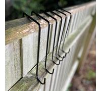 Selections 20Cm Bracket Fence Panel Hanging Hooks (Set Of 12)