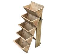 Selections 5 Tier Wooden Garden Flower & Herb Planter