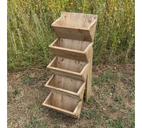 Selections 5 Tier Wooden Garden Flower & Herb Planter