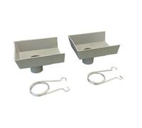 Selections 50mm Greenhouse Guttering Rainwater Collecting Kit Replacement Fixings - Pack Of 2