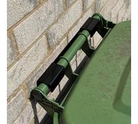 Selections Black Steel Wall Bracket For Wheelie Bin Stability & Security