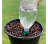 Selections Bottle Irrigation Kit With Tap Adjusted Flow Plant Self Watering Dripper - Pack of 16