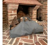 Selections Canvas Log Carrier Firewood Bag Tote Wood Waterproof Double Handled