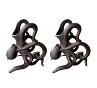 Selections Cast Iron Octopus Shaped Wine Bottle Holder (Pack of 2)