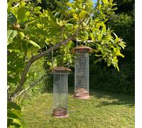 Selections Copper Style Hanging Bird Nut Feeder (Set Of 2)