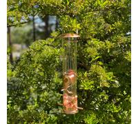 Selections Copper Style Hanging Bird Seed Feeder With 4 Feeding Ports