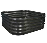 Large Metal Raised Vegetable Bed in Dark Grey (120cm)
