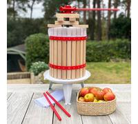 Selections Deluxe Fruit And Apple Press (18 Litre) Pack With 2 Straining Bags, 2 Sets Of Extension Blocks & 3 Handles