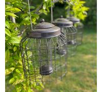 Selections Deluxe Heavy Duty Squirrel Proof Hanging Nut, Seed & Fat Ball Bird Feeders (Set Of 3)