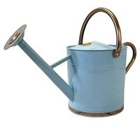 Selections Duck Egg Blue & Copper Colour Metal Watering Can (9 Litre)