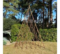 Pair of Expanding Willow Garden Obelisks (1.5m)