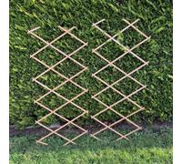 Selections Expanding Wooden Garden Trellis Plant Support (180Cm X 60Cm) - Pack Of 2