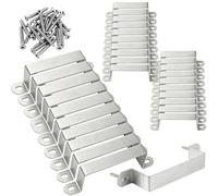 Selections Fence Panel Security Bracket Set Galvanized Steel Post Clips