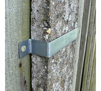 Selections Fence Panel Security Brackets Set (20 Pack) Galvanized Steel Post Clips For 100mm Posts