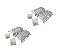 Selections Fence Panel Security Brackets Set (40 Pack) Galvanized Steel Post Clips For 100mm Posts