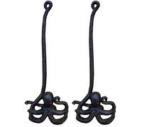 Selections Free Standing Octopus Loo Roll Toilet Paper Holder in Cast Iron - Pack of 2