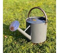 Selections French Grey & Copper Metal Watering Can With Rose (9 Litre)