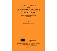Selections from Classical Sanskrit Literature