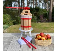 Selections Fruit And Apple Press (6 Litre) Pack With 2 Straining Bags, 2 Sets Of Extension Blocks & 3 Handles